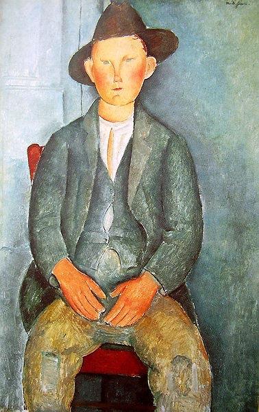 Amedeo Modigliani Junger Bauer oil painting picture